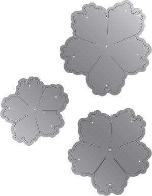 Gemini Elements Flower Forming Foam Die - Peony