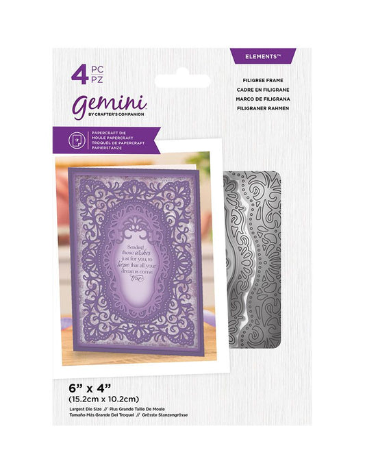 Gemini - Metal Die - Elements - Filigree Frame