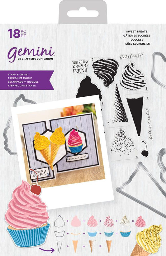 Gemini Layering Stamp and Die - Sweet Treats