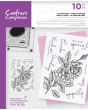 Crafters Companion Clear Acrylic Stamps - Classic Rose