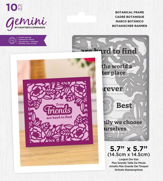 Gemini - Stamp & Die - Botanical Frame