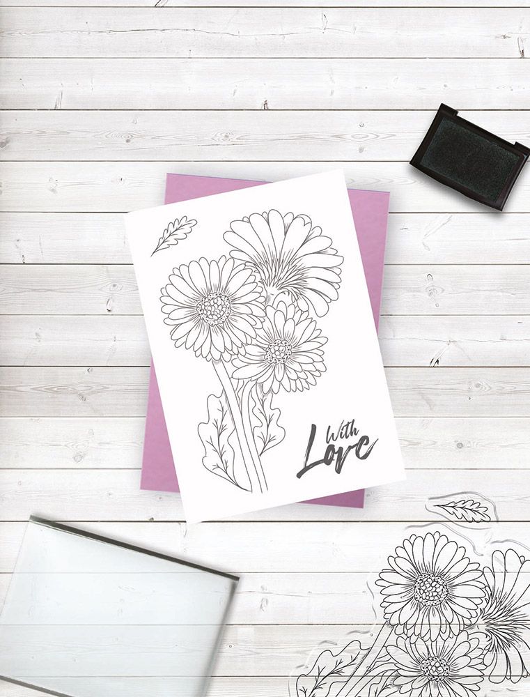 Crafters Companion Photopolymer Stamp - Fresh Florals