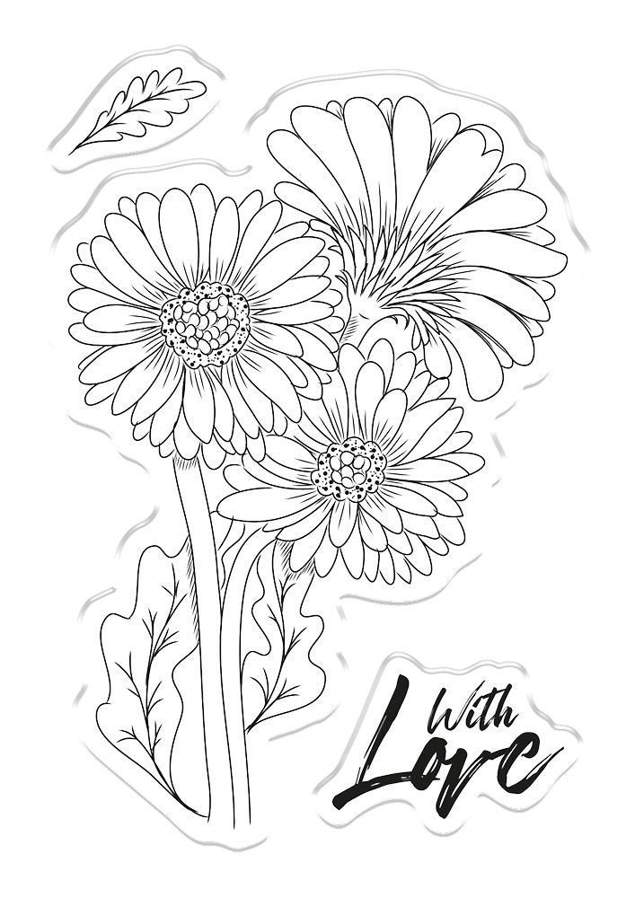 Crafters Companion Photopolymer Stamp - Fresh Florals