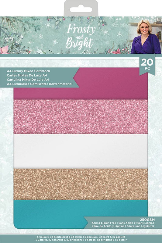 Sara Signature - Frosty and Bright - A4 Luxury Mixed Card Pack