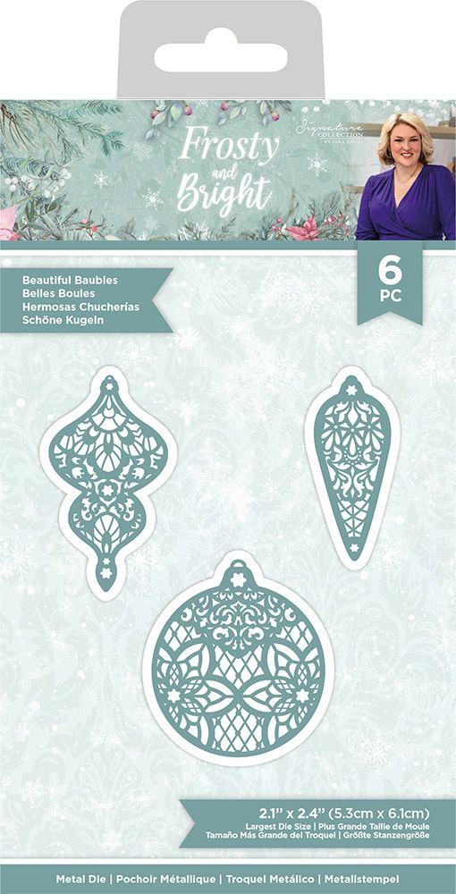 Sara Signature - Frosty and Bright - Beautiful Baubles Die Set
