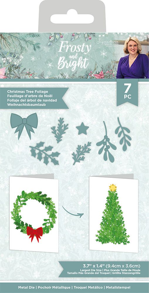 Sara Signature - Frosty and Bright - Christmas Tree Foliage Die Set