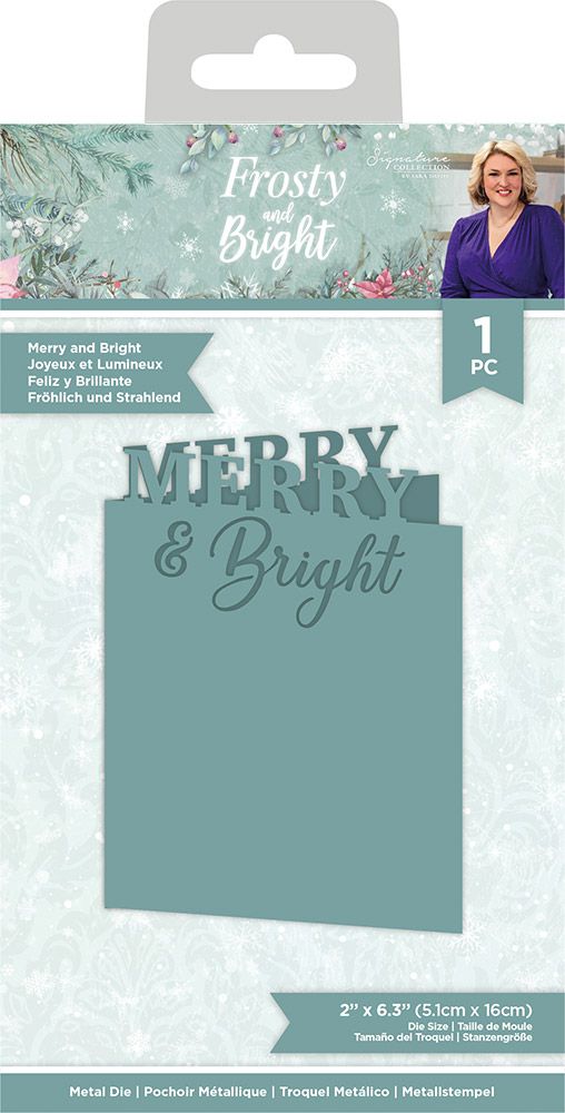 Sara Signature - Frosty and Bright - Merry & Bright Die Set