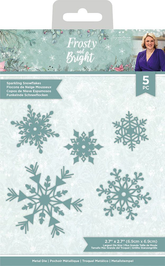 Sara Signature - Frosty and Bright - Sparkling Snowflakes Die Set