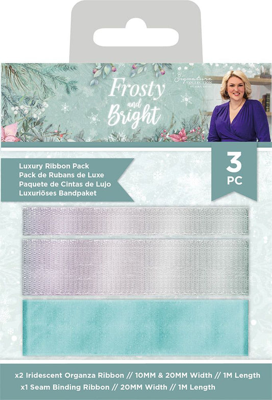 Sara Signature - Frosty and Bright - Luxury Ribbon Pack (3pk)