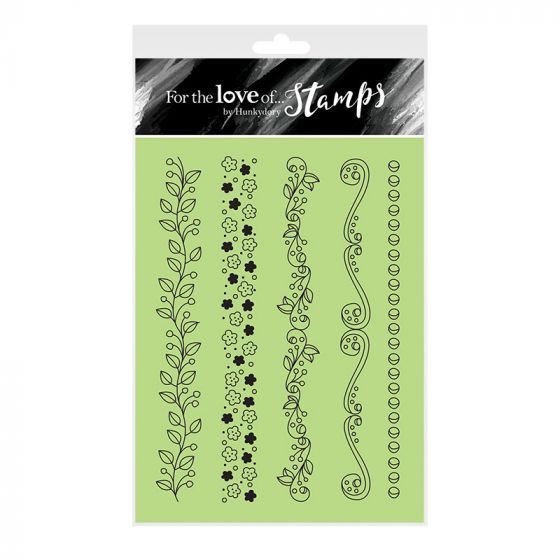 For the Love of Stamps - Floral Flourishes A6 Stamp Set