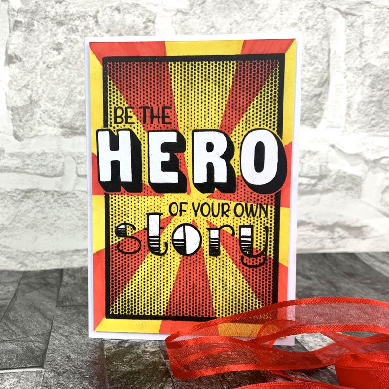 For the Love of Stamps - Be the Hero A6 Stamp Set