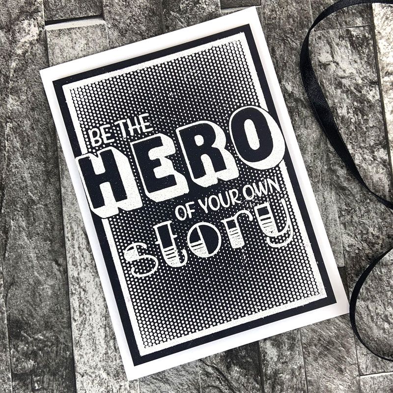 For the Love of Stamps - Be the Hero A6 Stamp Set