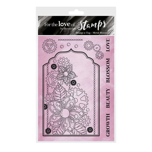 For the Love of Stamps - Metal Blossoms A6 Stamp Set