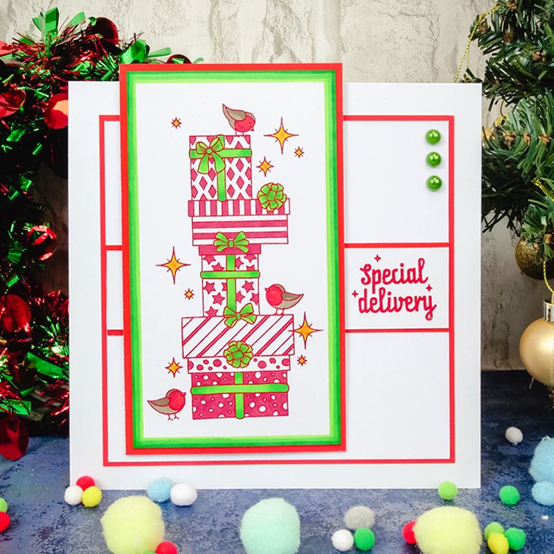 For the Love of Stamps - Presents & Bows A5 Stamp Set