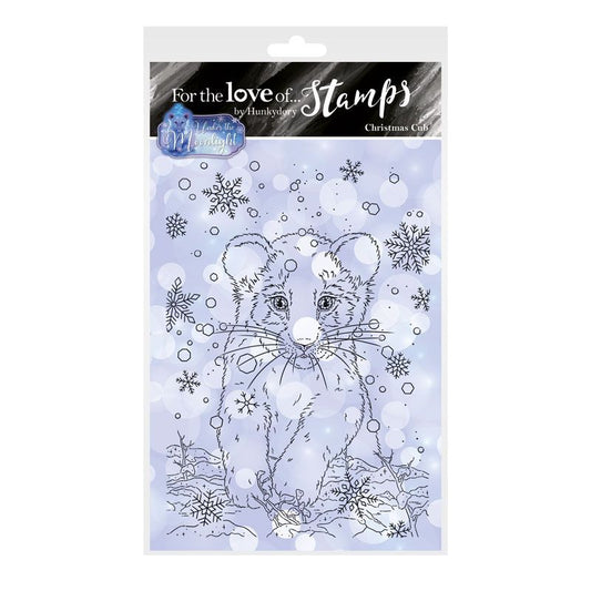 For the love of Stamps - Under the Moonlight-Christmas Cub