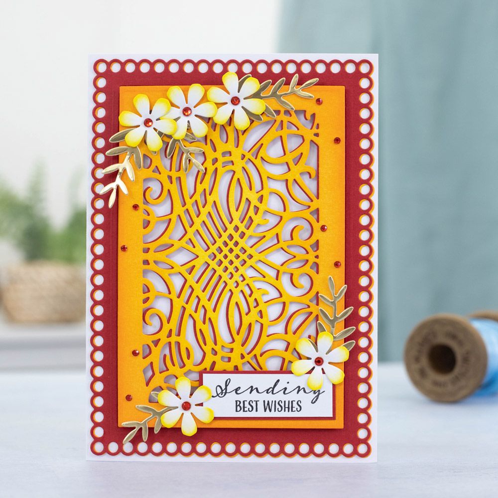 Gemini Deep Border Create-a-Card Die - Baroque Frame