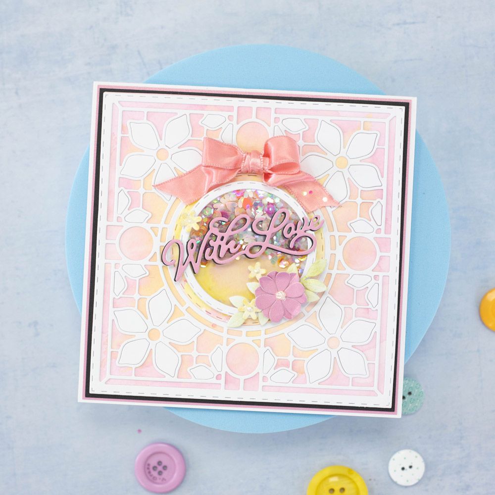 Gemini Simple Create a card Die - Floral Fancy