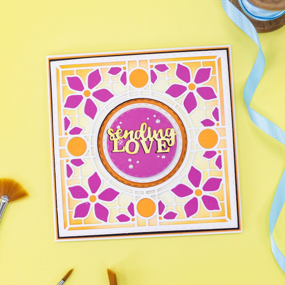 Gemini Simple Create a card Die - Floral Fancy