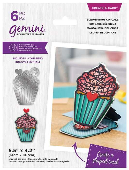 Gemini Create a Card Die - Scrumptious Cupcake