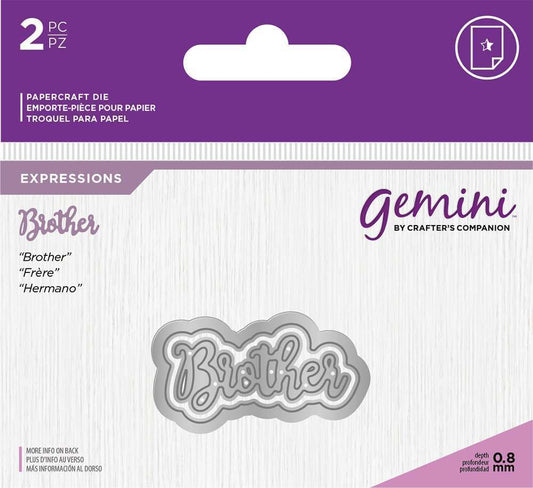Gemini Expressions Metal Die - Brother