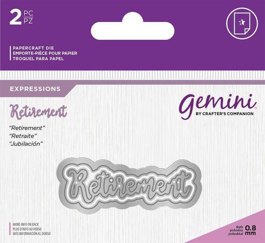 Gemini Expressions Metal Die - Retirement