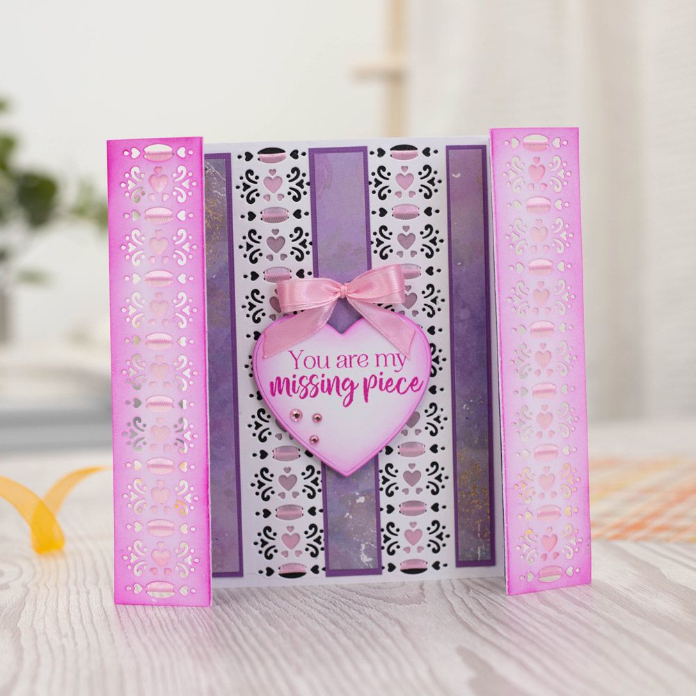 Gemini Ribbon Threading Die - Charming Hearts