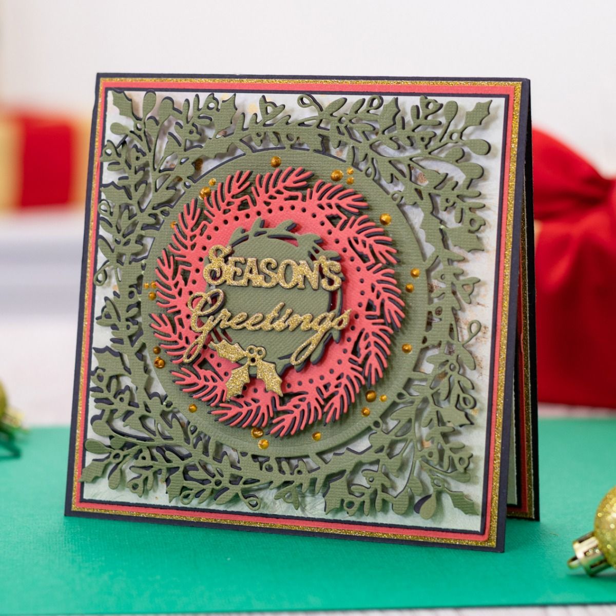 Gemini Christmas Nesting Elements Die - Festive Foliage