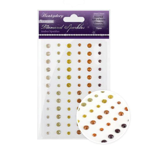 Diamond Sparkles Glitter Gemstones-Amber Sparkles