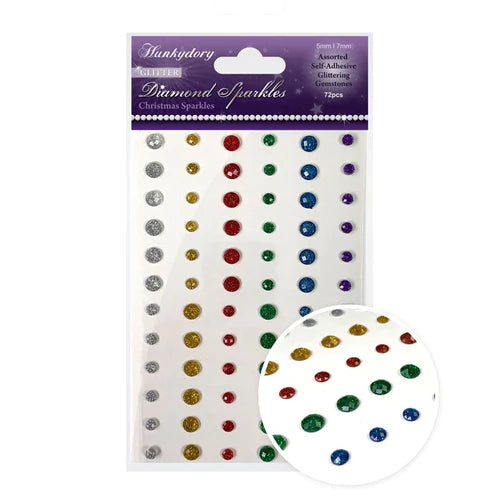 Diamond Sparkles Glitter Gemstones - Christmas Sparkles