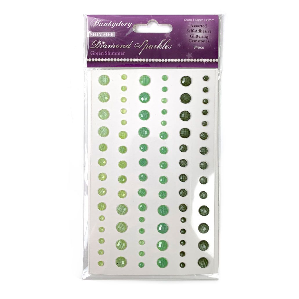 Diamond Sparkles Gemstones - Green Shimmer