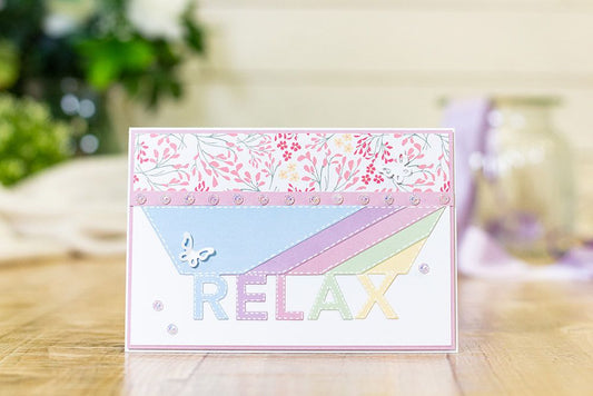 Crafters Companion 8 x 8 Textured Cardstock - Pastels