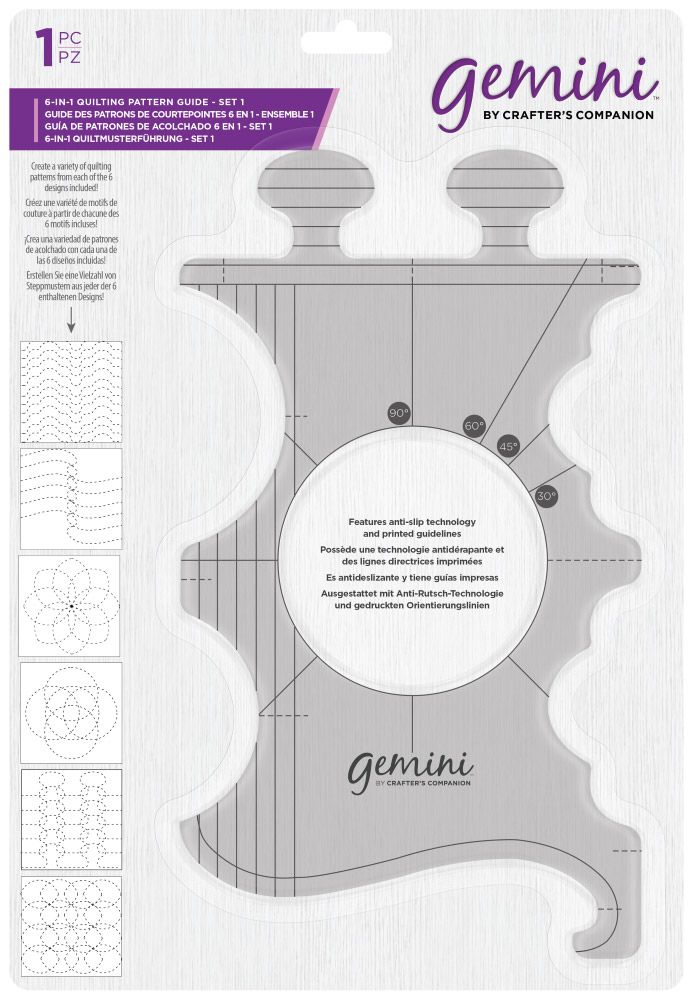 Gemini 6-in-1 Quilting Pattern Guide - Set