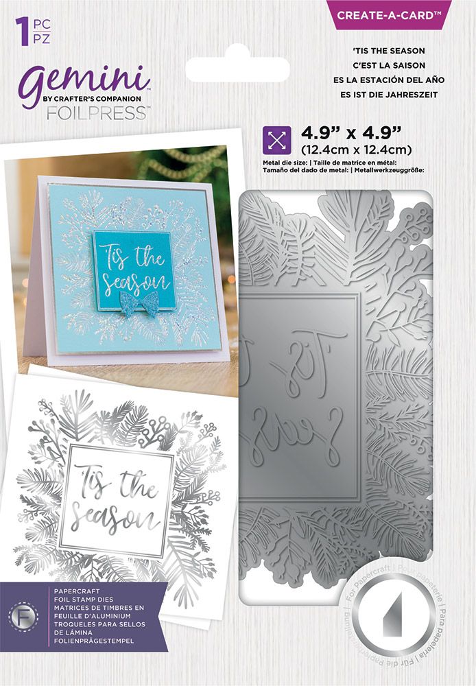 Gemini Create-a-Card Foil Stamp Die - Tis the Season