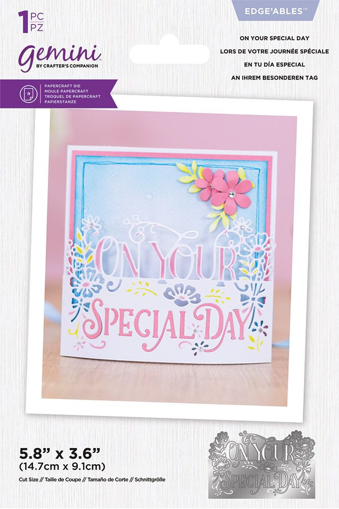 Gemini - Metal Die - Edgeables - On Your Special Day