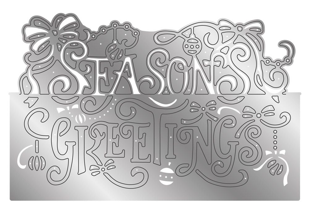 Gemini - Metal Die - Edge'able - Season's Greetings