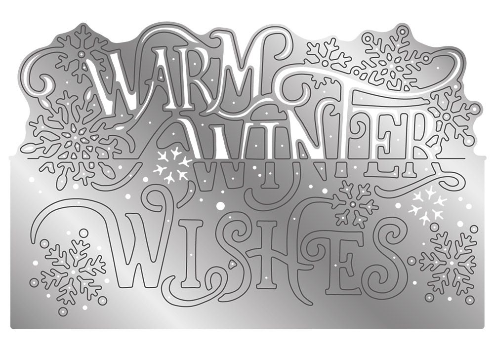 Gemini - Metal Die - Edgeable - Warm Winter Wishes