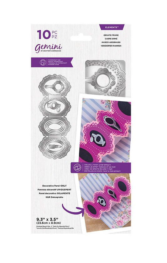 Gemini - Metal Die - Elements - Ornate Frame