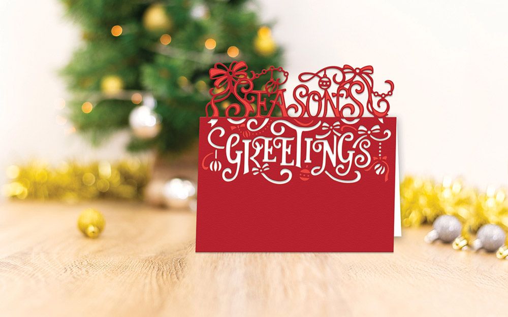 Gemini - Metal Die - Edge'able - Season's Greetings