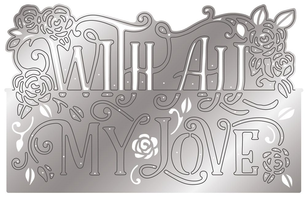 Gemini - Metal Die - Edgeables - With All My Love