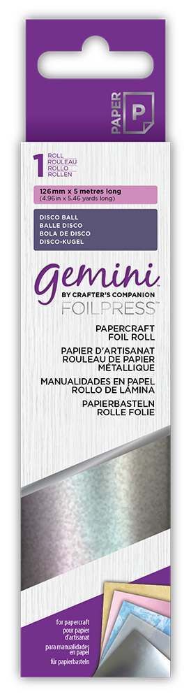 Gemini FOILPRESS Papercraft Foil - Disco Ball