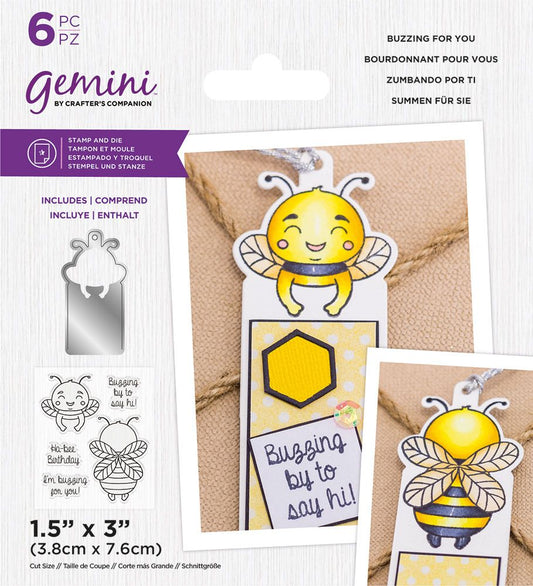 Gemini - Stamp & Die - Buzzing For You