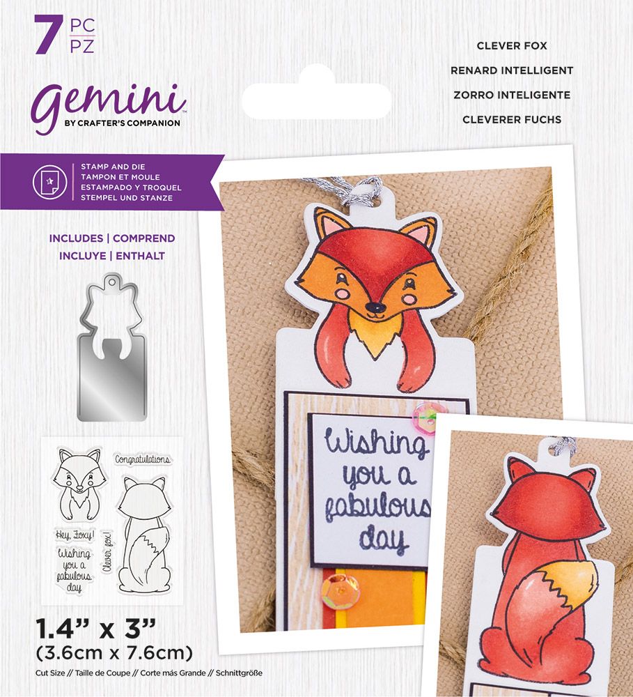 Gemini - Stamp & Die - Clever Fox