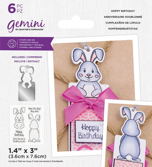 Gemini - Stamp & Die - Hoppy Birthday