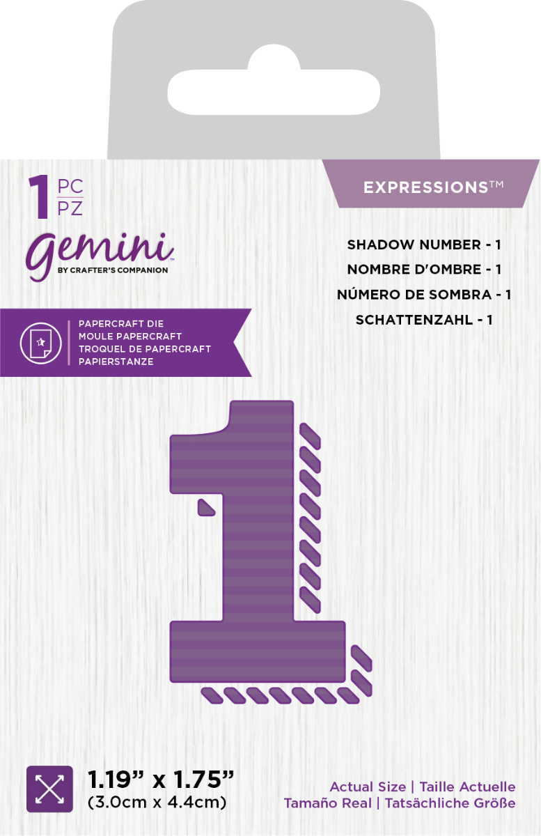 Gemini Expressions Die - Shadow Alphabet O