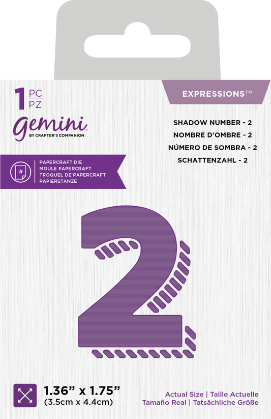 Gemini Expressions Die - Shadow Alphabet O