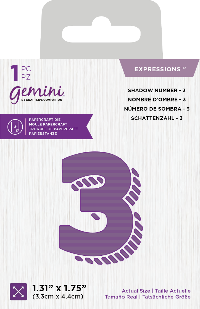 Gemini Expressions Die - Shadow Alphabet O