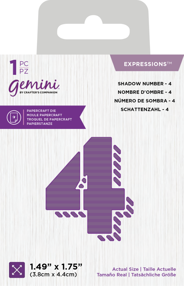 Gemini Expressions Die - Shadow Alphabet O