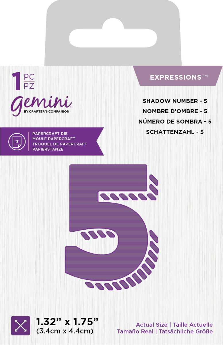 Gemini Expressions Die - Shadow Alphabet O