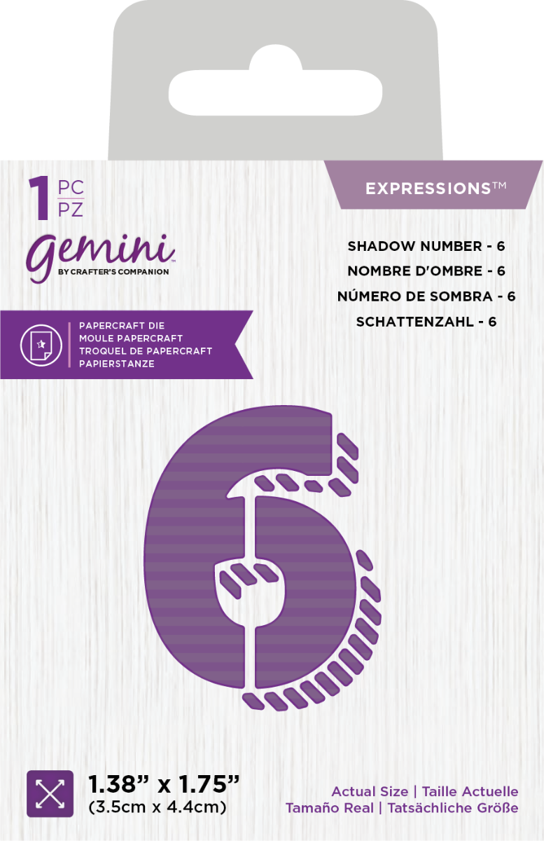 Gemini Expressions Die - Shadow Alphabet O