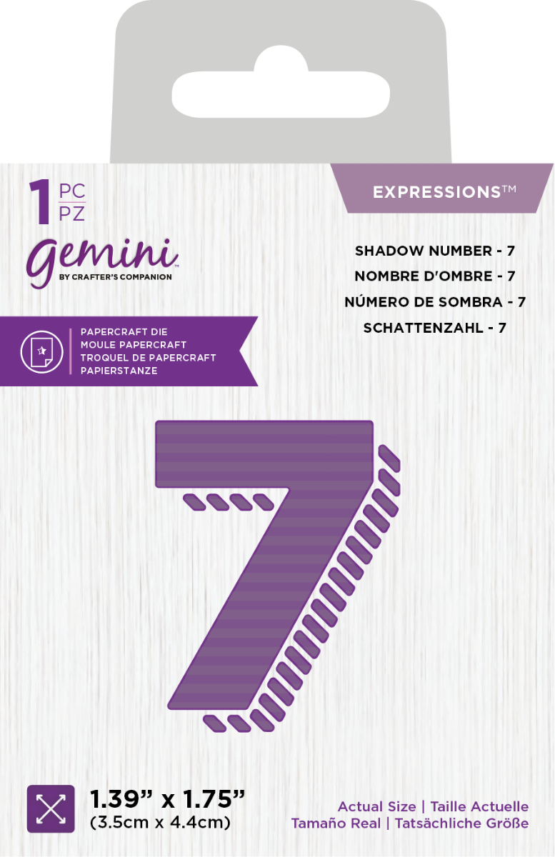 Gemini Expressions Die - Shadow Alphabet O